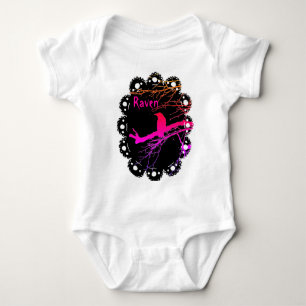 Body Corbeau sur le Bodysuit de bébé arbre