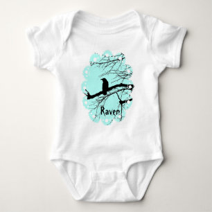 Body Corbeau sur le Bodysuit de bébé arbre