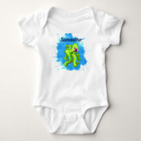 Costume bébé octopus vert