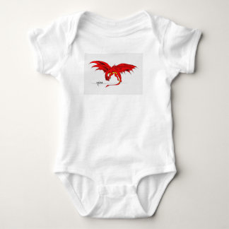Body Costume de bébé dragon rouge