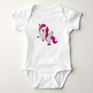 Body Costume de bébé imprimé Unicorne