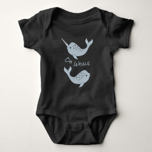 Body Costume de bébé Narwhal Oh Whale (Texte Léger)