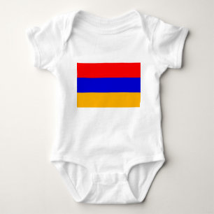Body Costume de bébé patriotique avec drapeau Arménie