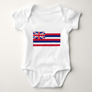 Body Costume de bébé patriotique avec drapeau d'Hawaii