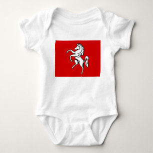 Body Costume de bébé patriotique avec drapeau du comté 