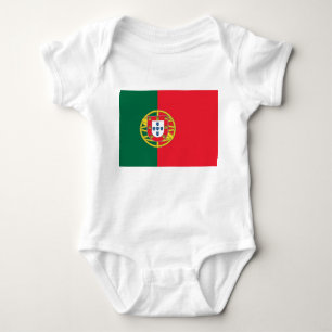 Body Costume de bébé patriotique avec drapeau Portugal