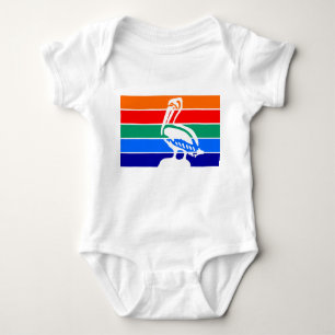 Body Costume de bébé patriotique, drapeau de Saint-Péte
