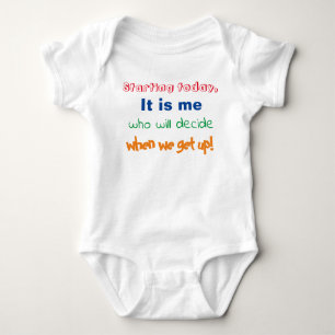 Body costume de citation de bébé drôle