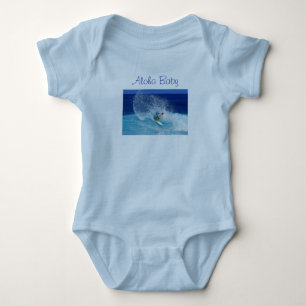 Body Costume de corps bleu bébé Aloha