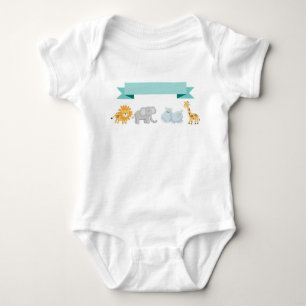 Body Costume de corps de bébé de bannière d'animaux 