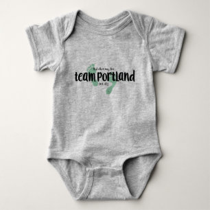 Body Costume de corps de bébé de Portland d'équipe