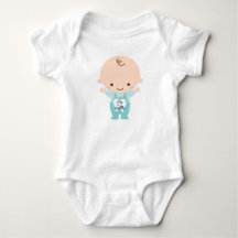 costume de corps Première dent bébé T-shirt, garço