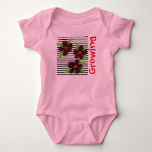 Body Costume de créateur de bébé rose