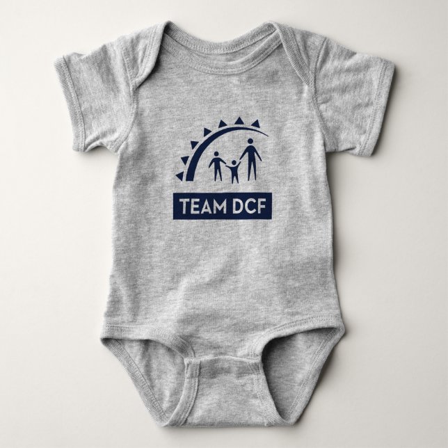 Body Costume pour bébé DCF - Police bleue (Devant)