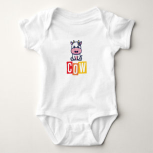 Body Costume pour bébé de vache Jersey