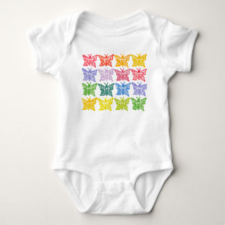 Body Costume pour bébé papillon arc-en-ciel