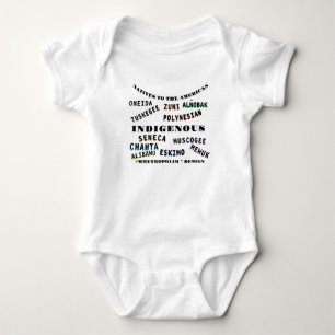 Body COTON—UNISEX NEWBORN to24MOIS/ NATIVE AMERICAN