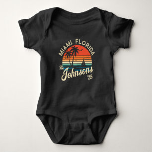 Body Coucher de soleil Retro Famille Plage Vacances Cor