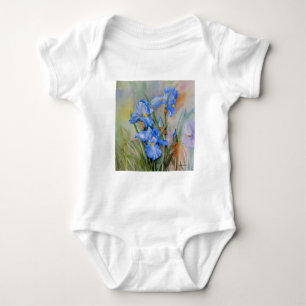 Body Couleur pour aquarelle bleue d'iris