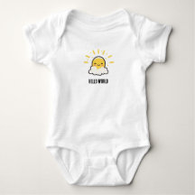 Coupe du corps Hello World Baby