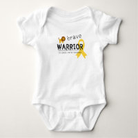 courageux guerrier cancer lion bodysuit