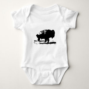 Body Courir Buffalo Bison Pop Art