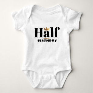 Body Couronne d'or noir demi-anniversaire