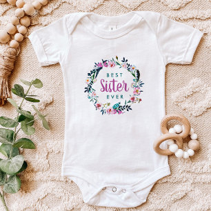 Body Couronne florale boho Meilleure sœur pour toujours