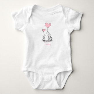 Body Coussin mou avec des éléphants et un nom