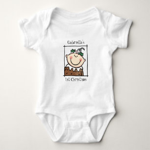Body Coutume Peau claire Tone Baby's First Christmas