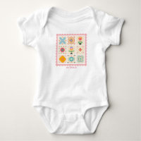 Couvertures brodées avec amour bébé