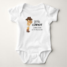 Cowboy Bientôt Faire-part de grossesse