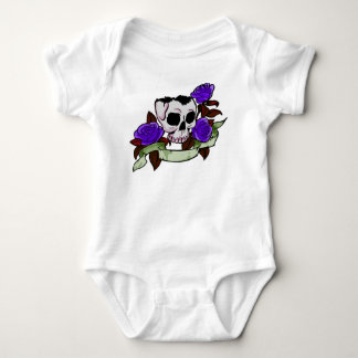 Body Crâne et violet bébé rose