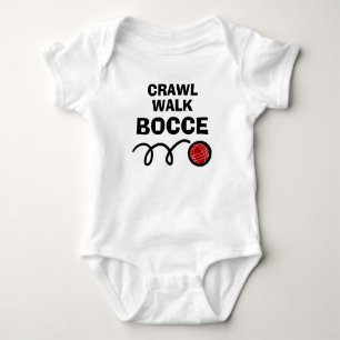 Body Crawl walk bocci drôle ballon bocci Baby Bodysuit