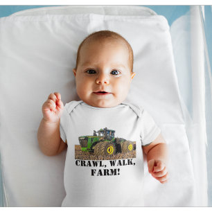 Body Crawl Walk Farm Funny Tracteur Équipement
