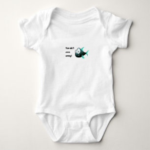 Body Crazy Green Poisson Piranha Bizarre Drôle Carton