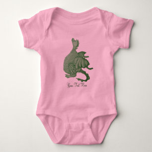 Body créature imaginaire mythique dragon vert mignon