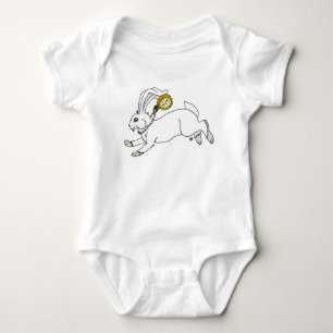 Body Creeper bébé lapin blanc