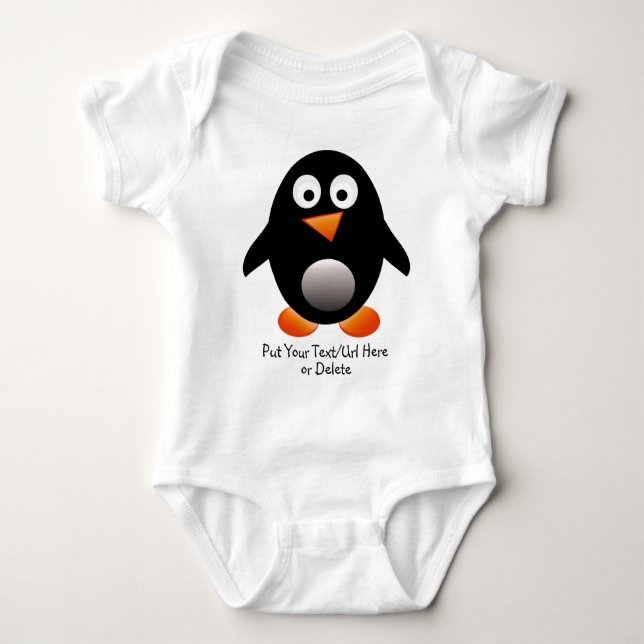 Body Creeper bébé pingouin (Devant)