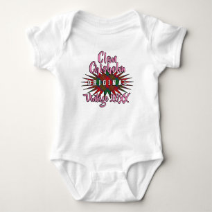Body Cru Birthyear d'éclat de tartan de Chisholm de