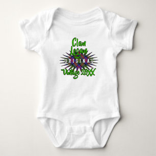 Body Cru Birthyear d'éclat de tartan de Logan de clan
