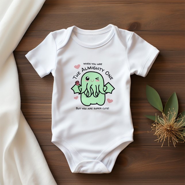 Body Cthulhu mignon ( From the brilliant mind of master horror writer H.P. Lovecraft comes this Cthulhu baby bodysuit.)