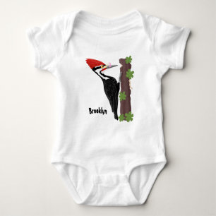 Body Cue drôle Pileated woodpecker dessin d'illustratio