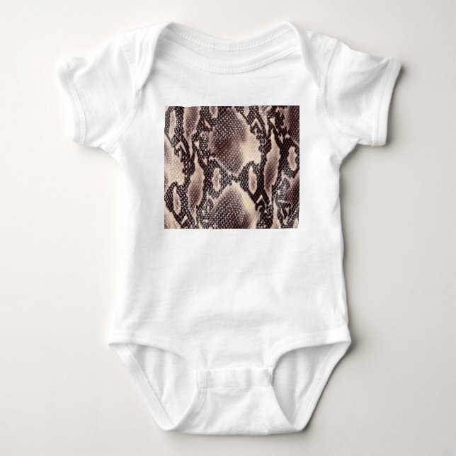 Body Cuir serpent : texture brune transparente (Devant)