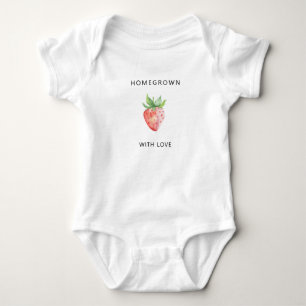 Body Cultivé avec amour - Fraise à l'aquarelle -