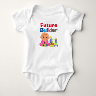 Body Custom Cute Funny Baby Future Builder Architect