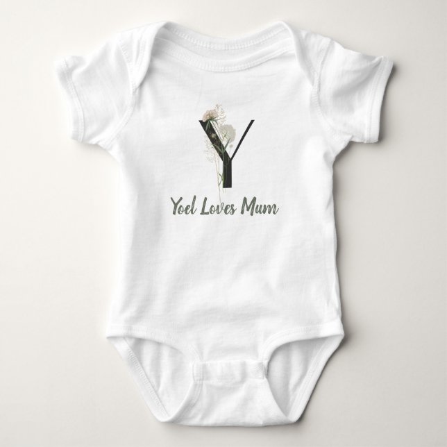 Body Custom Initial Y With Soft Colour (Devant)