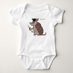 Body Cute armadillo avec dessin animé de la casquette d