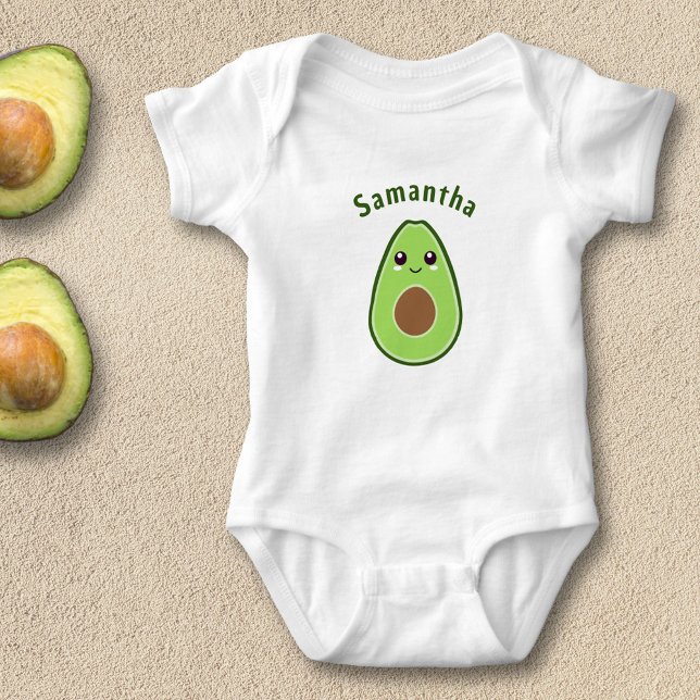 Body Cute Avocado (Cute Avocado Baby Bodysuit)