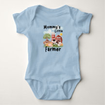Cute Barnyard Animaux Bébé Bodysuit